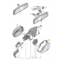 Genuine VW MK5 Golf Mirror Glass Options - RHD UK Models