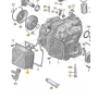 Genuine VAG DQ250 Revised Mechatronics Cover Wiring Holder Bracket - 1K0971858AS