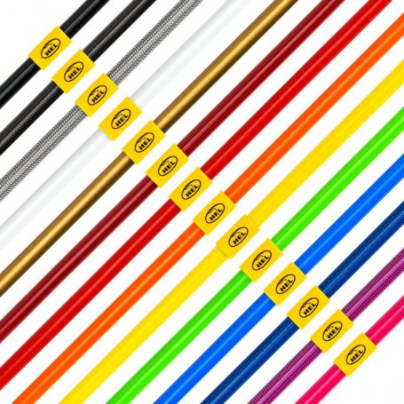 HEL Custom Performance Braided Rear Brake Line Set For MK6 Golf GTI