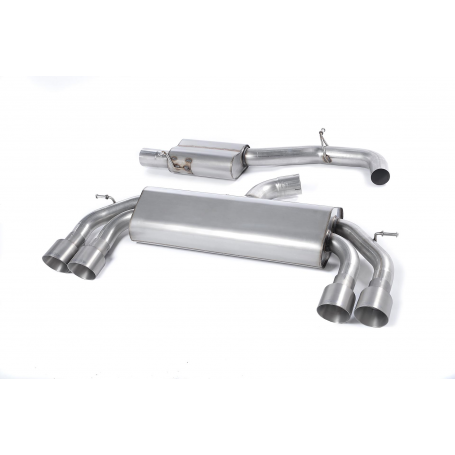 Milltek 3" Non-valved Race System - Golf MK7 R