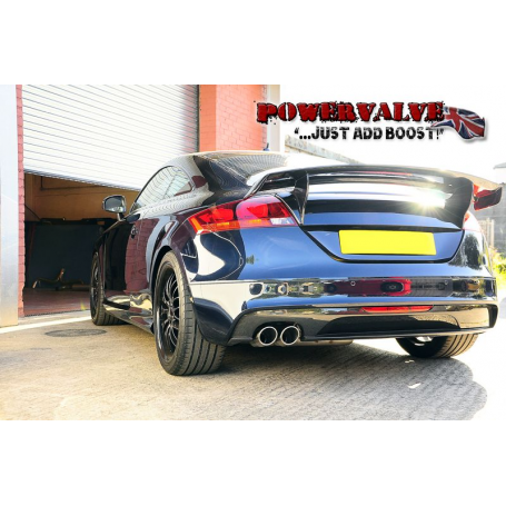 BCS Turbo-back Powervalve Sport Exhaust System W/ 200 Cell Motorsport Cat- Audi TT 2.0TFSi 06+ (Single Twin Tips)