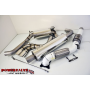 BCS Turbo-back Powervalve Sport Exhaust System W/ 200 Cell Motorsport Cat- Audi TT 2.0TFSi 06+ (Single Twin Tips)