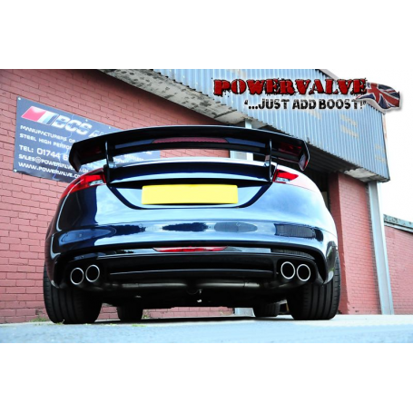 BCS Turbo-back Powervalve Sport Exhaust System W/ 200 Cell Motorsport Cat- Audi TT 2.0TFSi 06+ (Quad Tips)