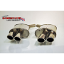 BCS Sport Rear Silencers - Audi S4 B8 3.0 V6 2008+