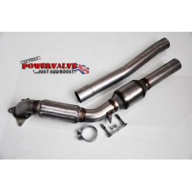 BCS Downpipe With 200 Cell Motorsport Cat And Link Pipe To Fit OEM System - Audi S3 8P inc Sportback
