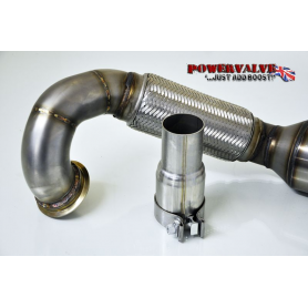 BCS Downpipe With Cat Delete And Link Pipe To Fit OEM System - Audi S3 8P inc Sportback