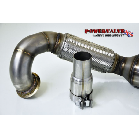 BCS Downpipe With Cat Delete And Link Pipe To Fit OEM System - Audi S3 8P inc Sportback