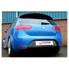 Scorpion Non-resonated Cat-back Exhaust System - Seat Leon Cupra R 2.0TSi 10-12
