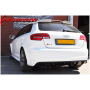 BCS Powervalve Turbo-back Exhaust System with 100 Cell Motorsport Cat - Audi RS3 8P 11-14