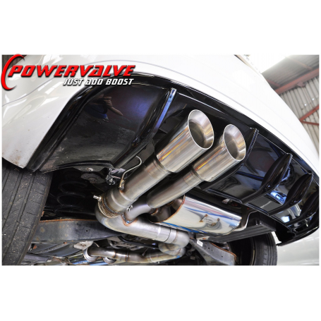BCS Powervalve Turbo-back Exhaust System with 100 Cell Motorsport Cat - Audi RS3 8P 11-14