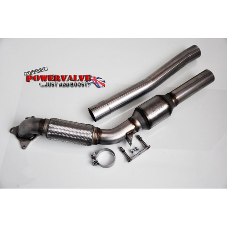 BCS Downpipe & Link Pipe To Fit OEM System - Audi TT 2.0TFSi (4WD Quattro)