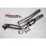 BCS Downpipe & Link Pipe To Fit OEM System - Audi TT 2.0TFSi (4WD Quattro)