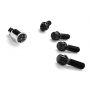 Black Extended Locking Wheel Bolts - M14x1.5 (Various Length)