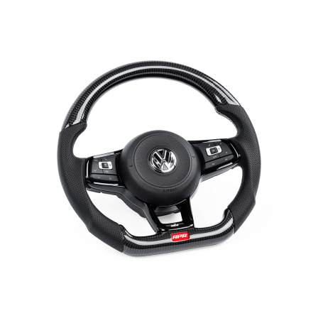 APR Carbon Fibre / Perforated Leather Steering Wheel - Golf MK7 R / GTi / GTD