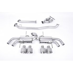 Milltek Primary Cat-back GTR 35 Exhaust System Non-resonated (louder) Ti Tips - SSXNI009