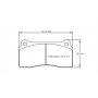 Pagid Racing RS4-2 Rear GTR 35 Brake Pads - E1287RS4-2