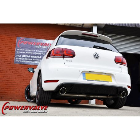 BCS Powervalve Cat-back Exhaust System - MK6 GTi 08-13