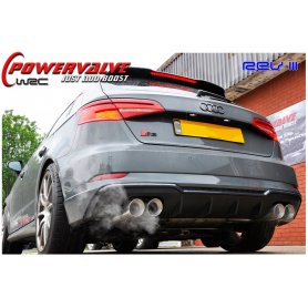 BCS Powervalve Turbo Back Exhaust System - Audi S3 8V