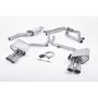 Milltek Cat Back Exhaust - Audi S5 B9 - Non Sport Diff Models, Coupe Or Convertible Only!