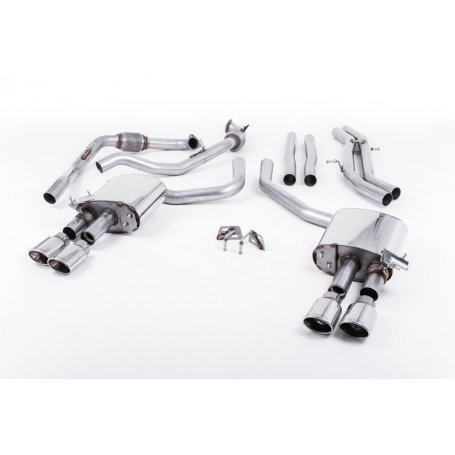 Milltek Cat Back Exhaust - Audi S5 B9 - Non Sport Diff Models, Sportback Only!