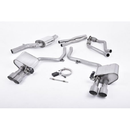 Milltek Cat Back Exhaust - Audi S5 B9 - Sport Diff Models, Coupe Only!