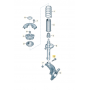 Genuine VAG Front Strut Hub Pinch Bolt & Nut