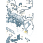 Genuine VAG TFSi Turbo to Downpipe Gasket - 1K0253115AB
