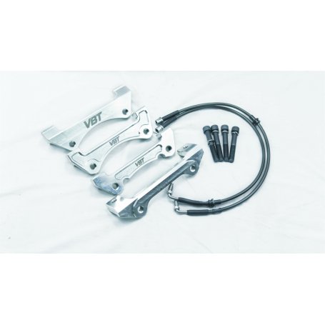 Vagbremtechnic Front Caliper Carrier Kit - Allows Fitment of Porsche Boxster Calipers to OE 312mm Discs - AK0001