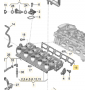 Genuine VAG Inlet Manifold Gasket  For 2.5 DAZA - 07K133379G