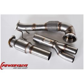 BCS Powervalve Downpipe - Audi TTRS 8J - AU067