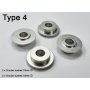 AKS VAG Solid Shifter Bushing Set For Cable Ends